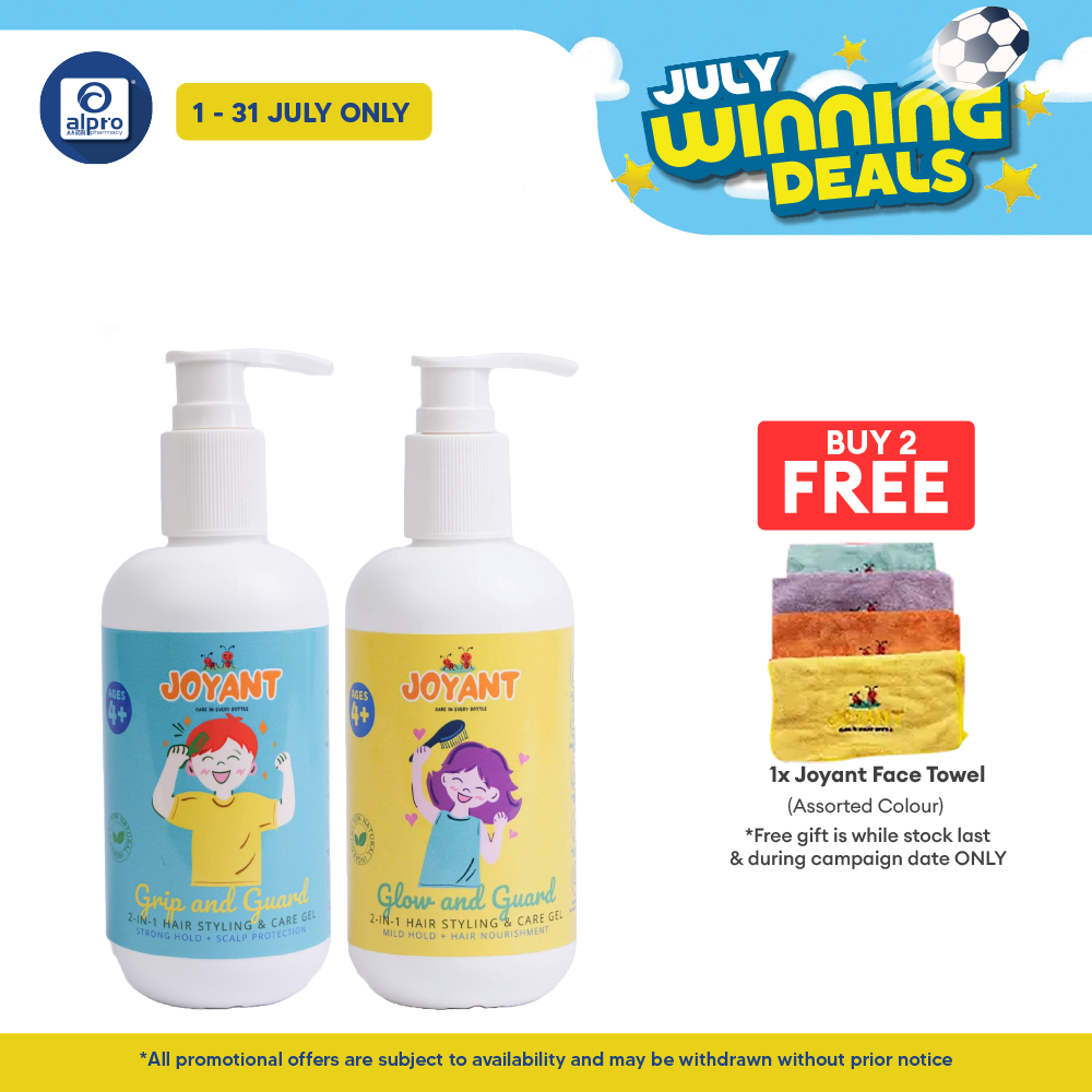 Joyant 2-In-1 Hair Styling Gel (Grip and Guard/ Glow and Guard) 240g | Promotes Healthy Hair Growth Joyant