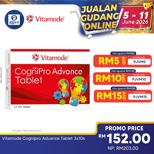 Vitamode Cognipro Advance Tablet 3x10s Vitamode