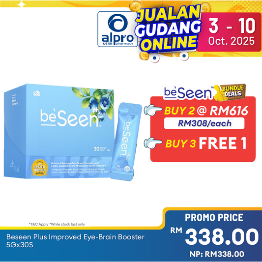 Beseen Plus Improved Eye-Brain Booster 5gx30s Beseen