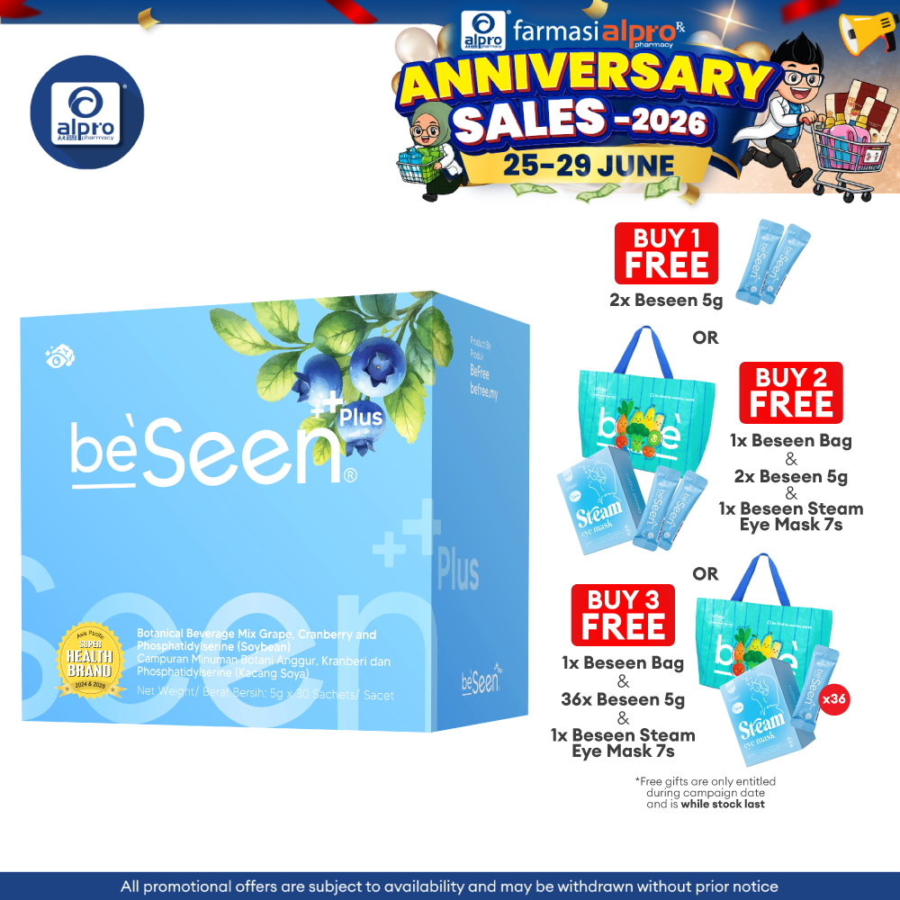 Beseen Plus Improved Eye-Brain Booster 5gx30s Beseen