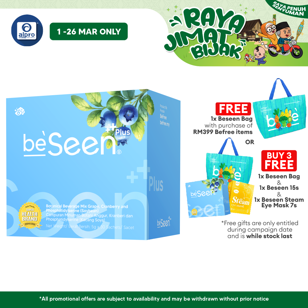 Beseen Plus Improved Eye-Brain Booster 5gx30s Beseen