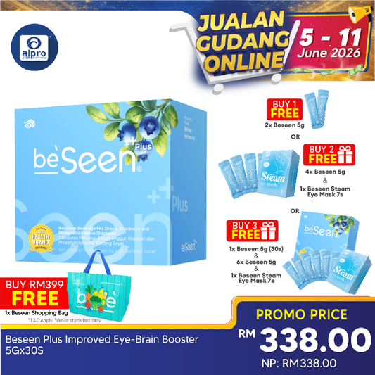 Beseen Plus Improved Eye-Brain Booster 5gx30s