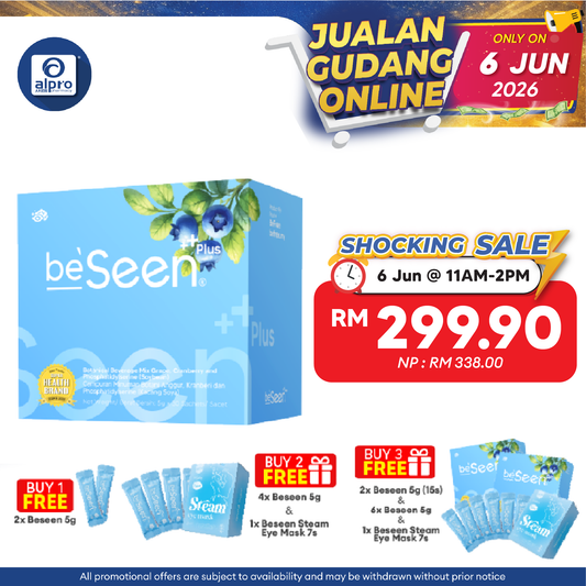 Beseen Plus Improved Eye-Brain Booster 5gx30s Beseen