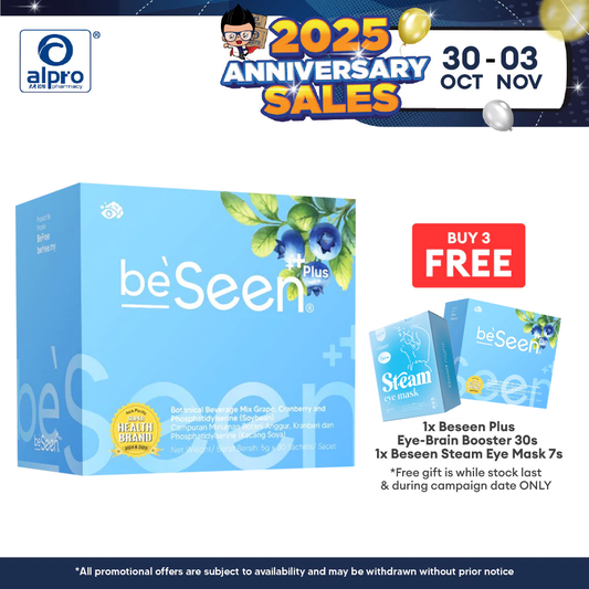 Beseen Plus Improved Eye-Brain Booster 5gx30s Beseen