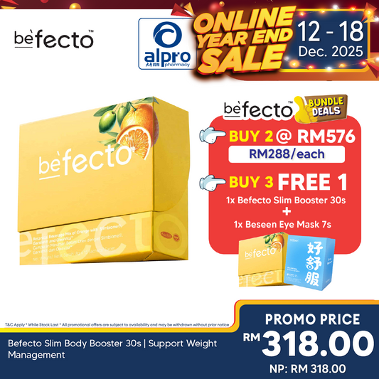 Befecto Slim Body Booster 30s | Support Weight Management (Delivery Start 30/11/2025)