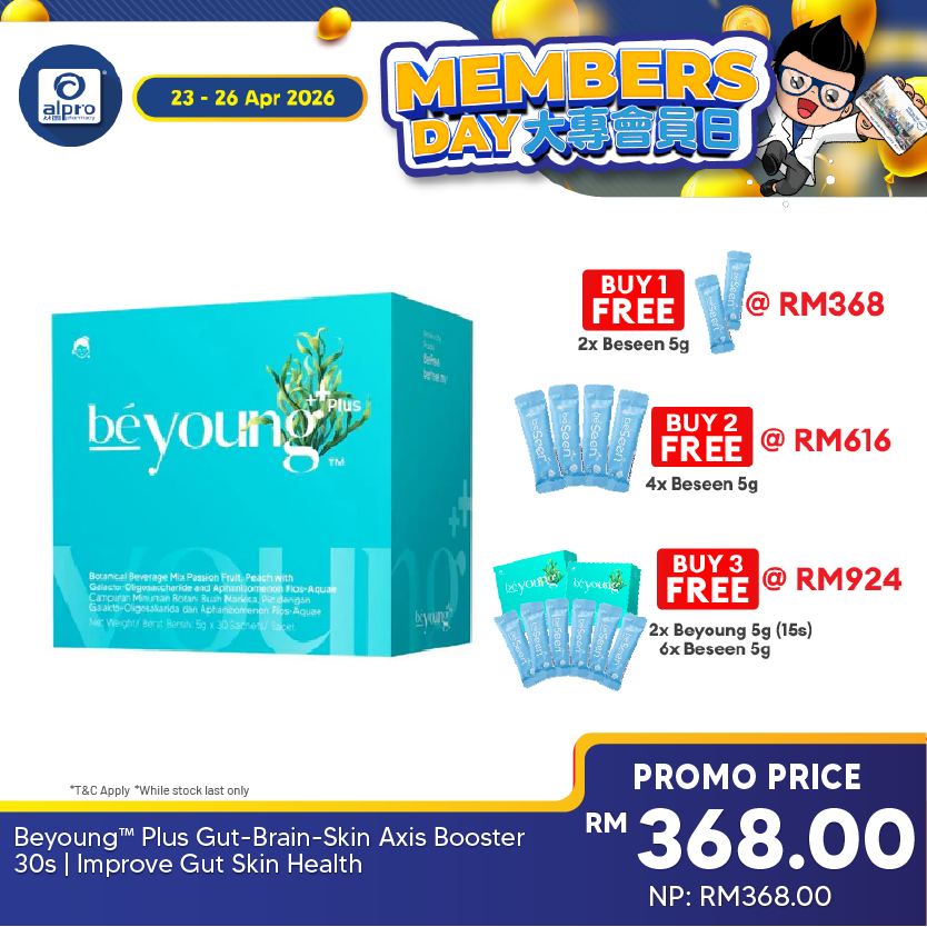 Beyoung™ Plus Gut-Brain-Skin Axis Booster 30s | Improve Gut Skin Health Beseen