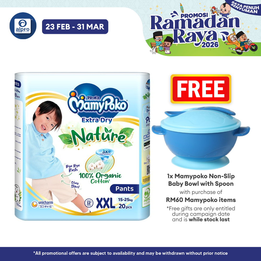 Mamypoko Pants Extra Dry Nature XXL20 | Extra Waist Softband MamyPoko