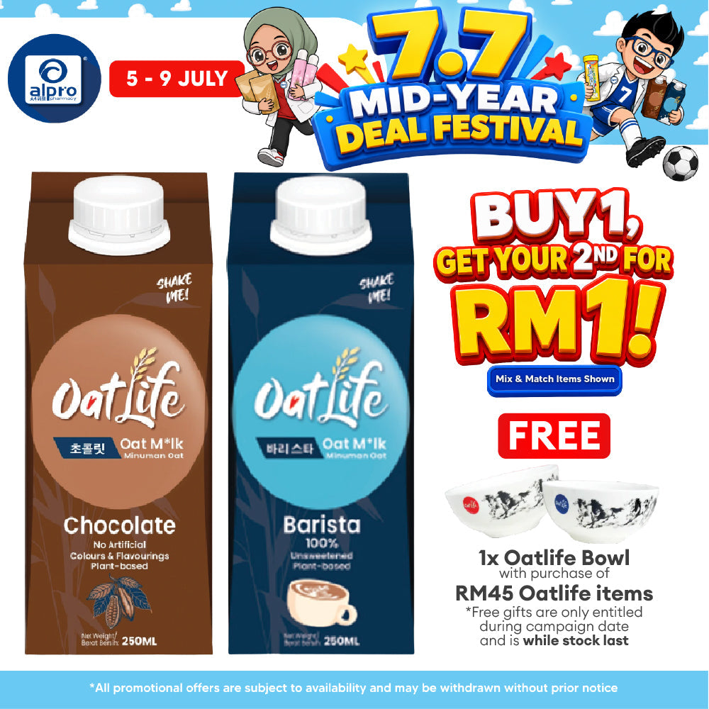 Oatlife Oat Milk (Barista/ Chocolate) 250mL | Smooth Premium Oat Milk OatLife