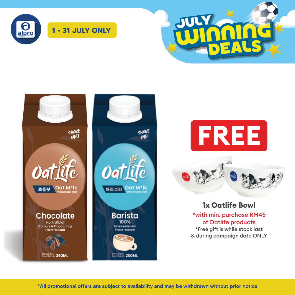 Oatlife Oat Milk (Barista/ Chocolate) 250mL | Smooth Premium Oat Milk OatLife