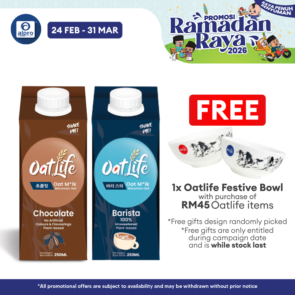 Oatlife Oat Milk (Barista/ Chocolate) 250mL | Smooth Premium Oat Milk OatLife