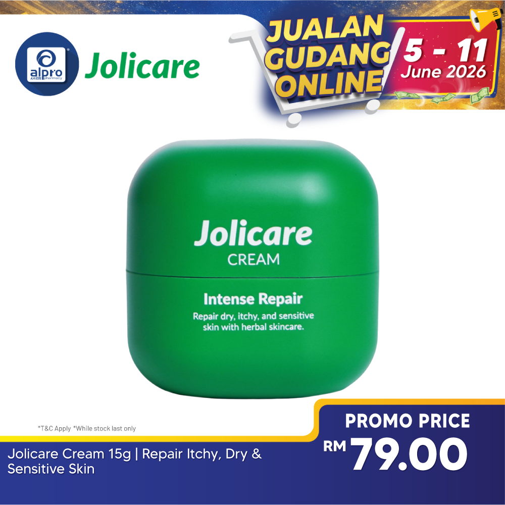 Jolicare Cream 15g | For Itchy, Dry & Sensitive Skin Jolicare