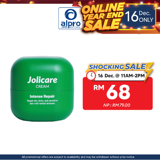 Jolicare Cream 15g | Repair Itchy, Dry & Sensitive Skin Jolicare