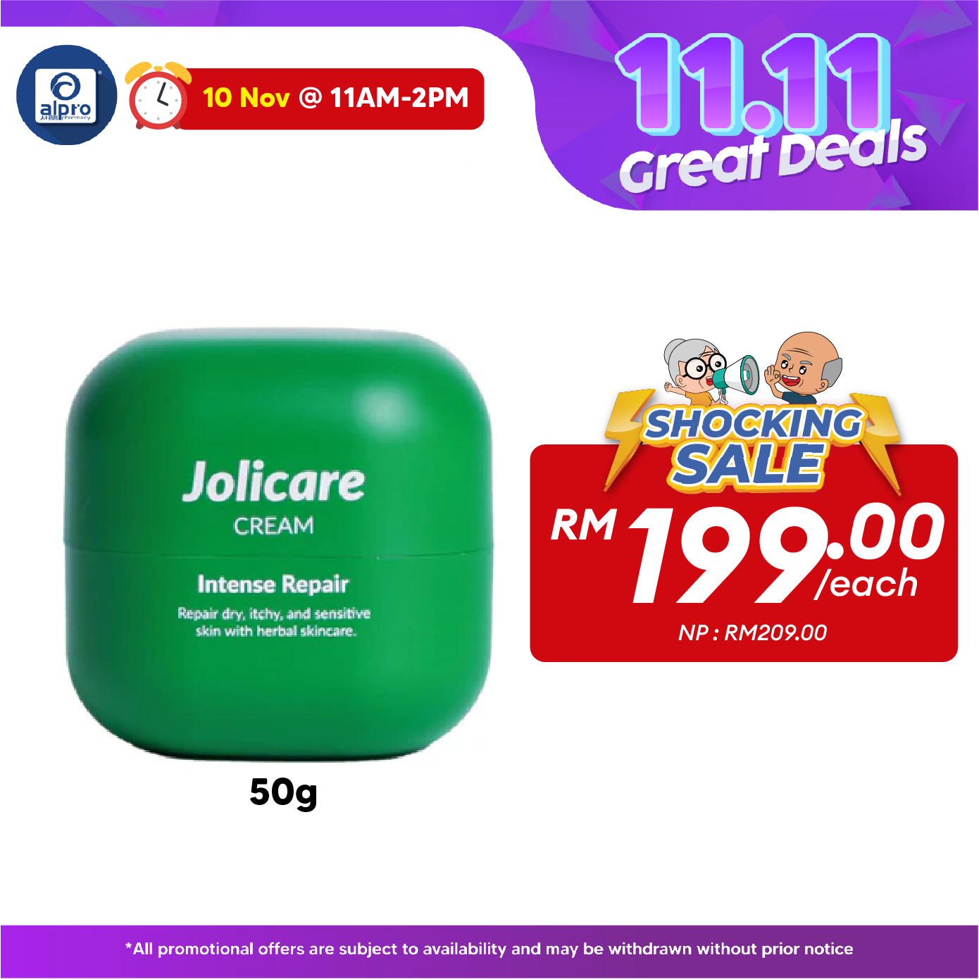 Jolicare Cream 50g | Repair Itchy, Dry & Sensitive Skin Jolicare