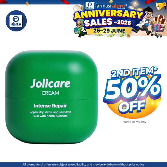 Jolicare Cream 50g | For Itchy, Dry & Sensitive Skin Jolicare