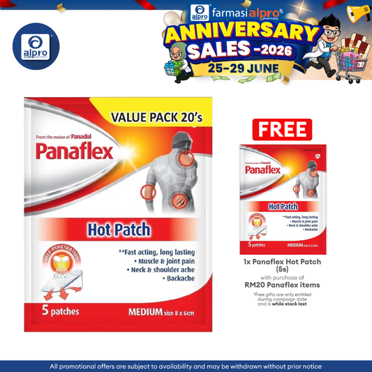 Panaflex Hot Patch 20's | Fast Acting Panaflex