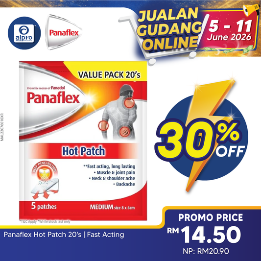 Panaflex Hot Patch 20's | Fast Acting Panaflex