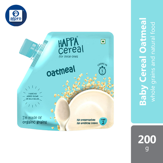 (TLB) Happa Baby Cereal Oatmeal 200g | Made with Whole Grain & Natural Food Happa