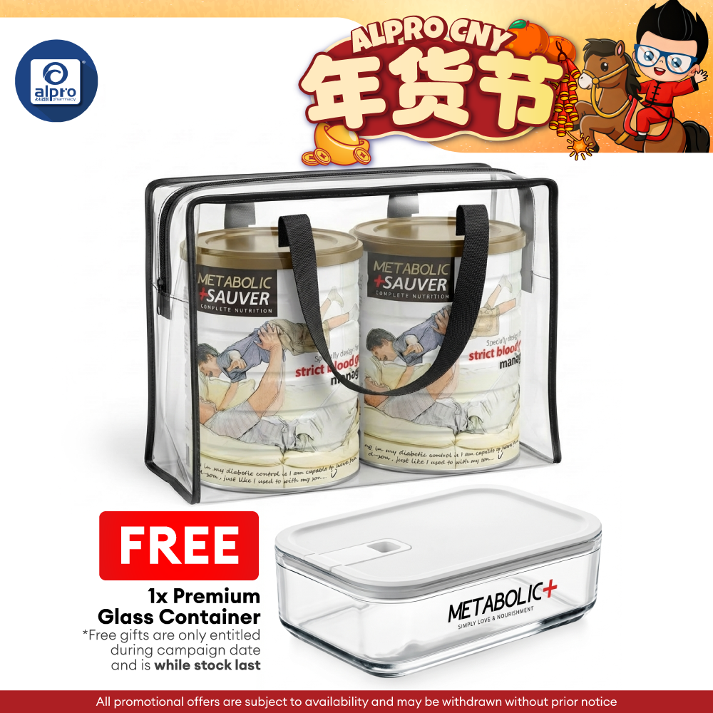 Metabolic + Sauver Vanilla 700g Twin Pack with Gift Metabolic+