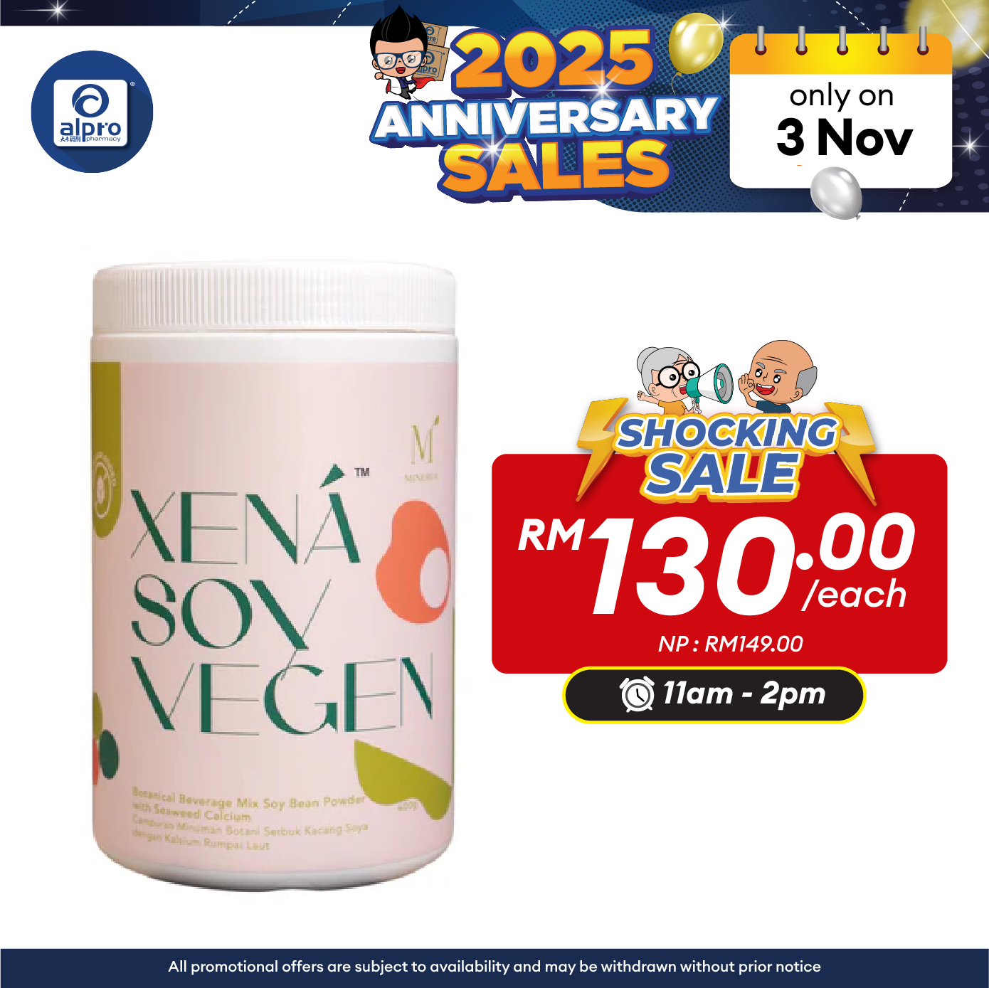 MINERVA Soy Vegen (Bottle) 400g | Natural Collagen Minerva