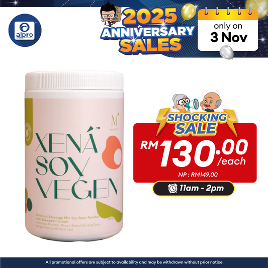 MINERVA Soy Vegen (Bottle) 400g | Natural Collagen Minerva