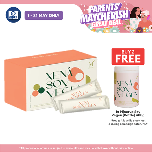 MINERVA Soy Vegen (30 Sachets) | Natural Collagen