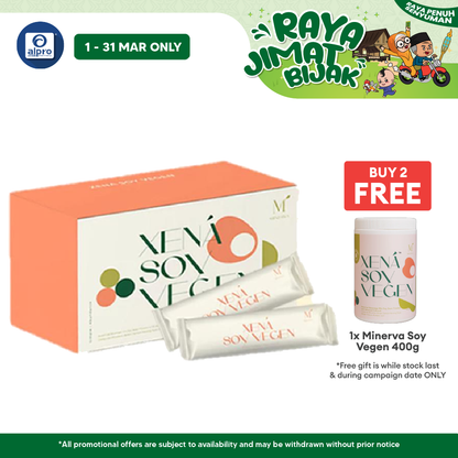 MINERVA Soy Vegen (30 Sachets) | Natural Collagen Minerva
