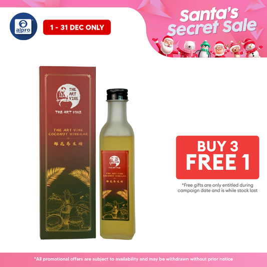 THE ART VINE Coconut Vinegar (Bottle) 250g | Pure Natural The Art Vine
