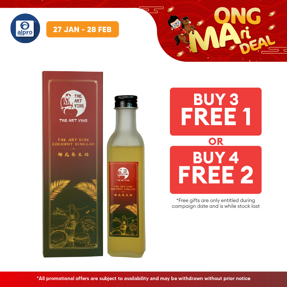 THE ART VINE Coconut Vinegar (Bottle) 250g | Pure Natural The Art Vine