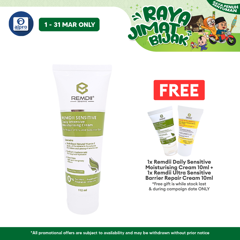 Remdii Sensitive Cream 112mL | Lightweight & Non-Oil Cream Remdii