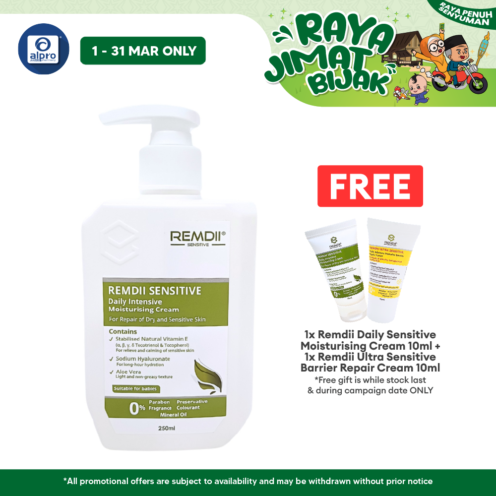 Remdii Sensitive Cream 250mL | Lightweight & Non-Oil Cream Remdii