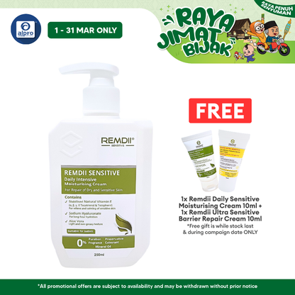 Remdii Sensitive Cream 250mL | Lightweight & Non-Oil Cream Remdii