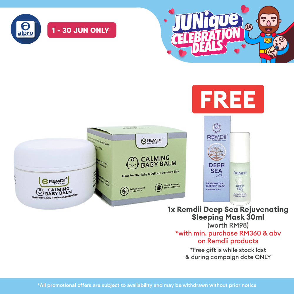 Remdii Calming Baby Balm 30g | Soothe Itchiness for Sensitive Skin Remdii