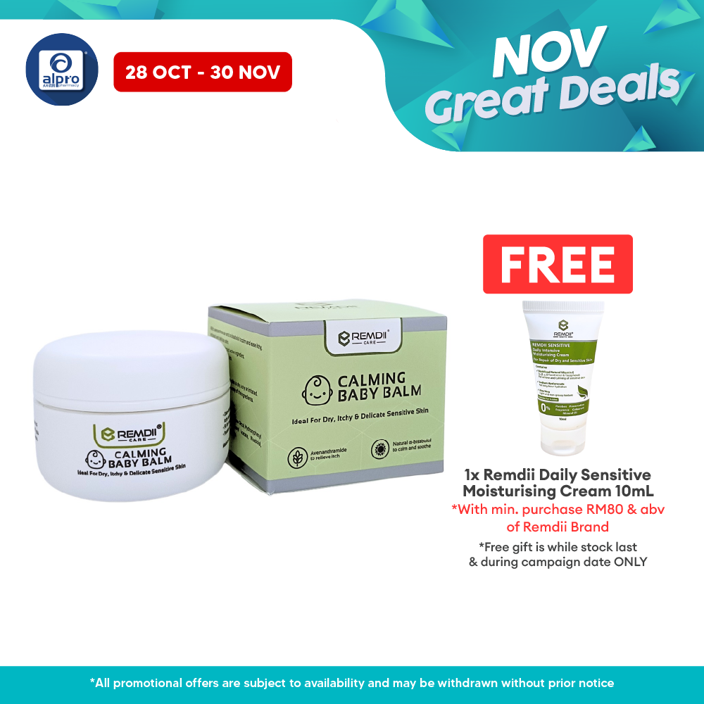 Remdii Calming Baby Balm 30g | Soothe Itchiness for Sensitive Skin Remdii