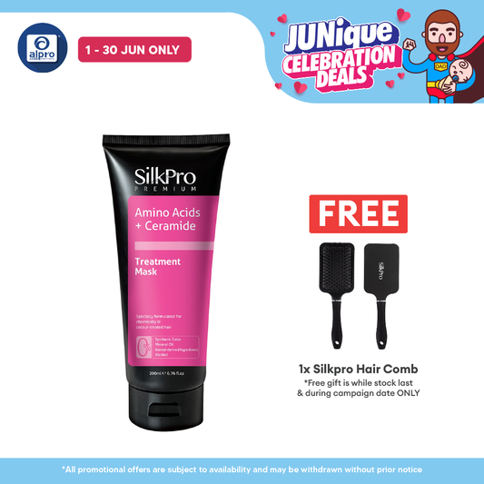SilkPro Premium Treatment Mask 200mL | Repairs Damaged Gaps on Hair SilkPro