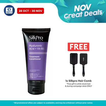 SilkPro Premium Treatment Conditioner 200mL | Retain Moisture & Reduce Brittleness SilkPro
