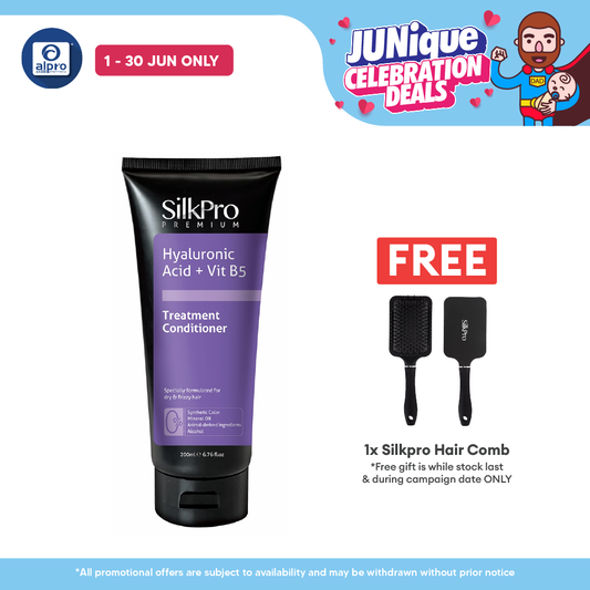 SilkPro Premium Treatment Conditioner 200mL | Retain Moisture & Reduce Brittleness SilkPro