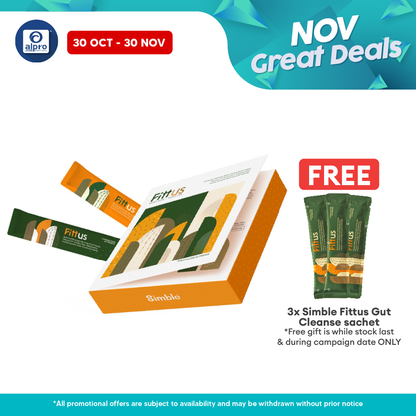 Simble Fittus Gut Cleanse 15s | Improve Digestive Health Simble