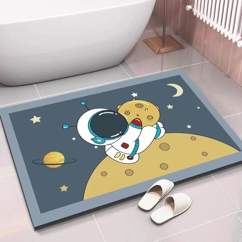 [Group Buy Delivery Starts: 29/09/2025]  Soft Diatomite Floor Mat Anti-Slip 1s (Blue/ Grey/ Sweet Bear/ Galaxy/ Astronau Group Buy