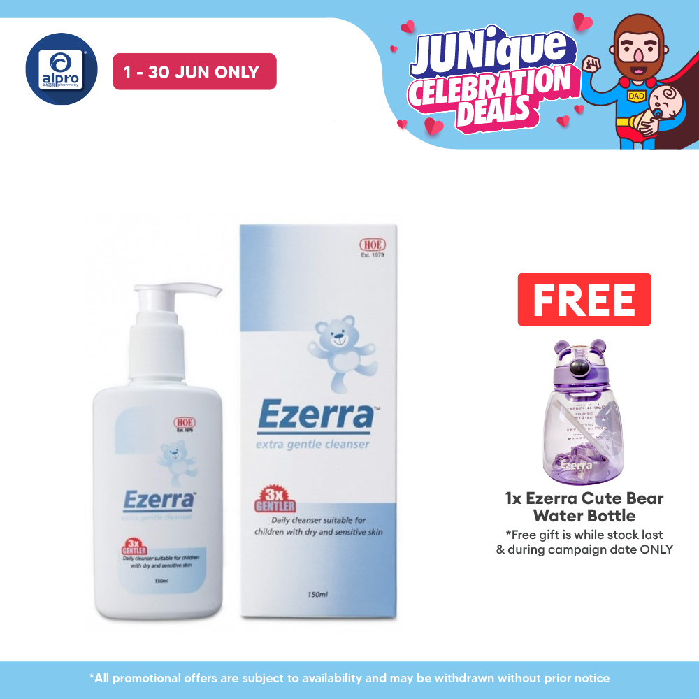 Ezerra Extra Gentle Cleanser 150ml | Moisten The Skin Ezerra