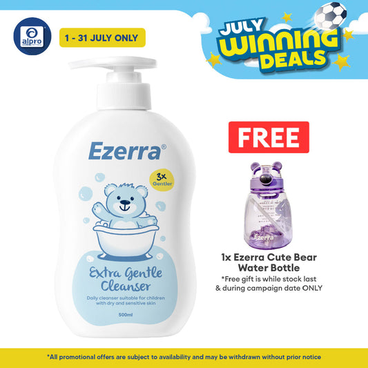 Ezerra Extra Gentle Cleanser 500ml | Moisten The Skin Ezerra