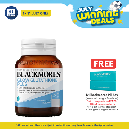 Blackmores Glow Glutathione Plus 250mg 30s | For Healthy Skin Blackmores