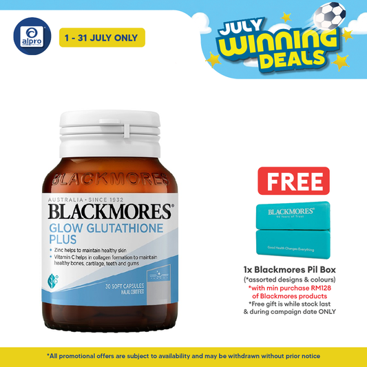 Blackmores Glow Glutathione Plus 250mg 30s | For Healthy Skin Blackmores