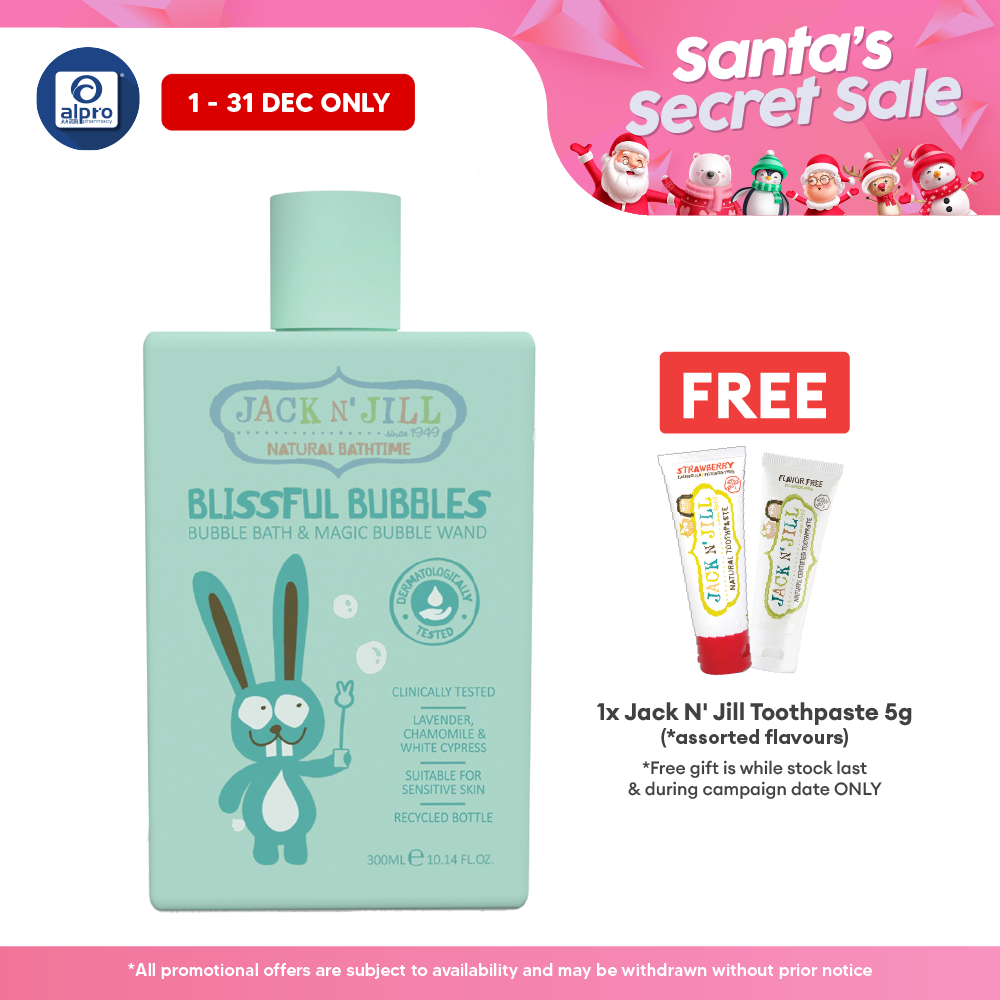 Jack N Jill Blissful Bubbles Bubble Bath 300ml | Fun Bath Jack N Jill
