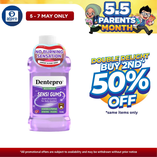 Dentepro Mouthwash Sensi Gums 750ml | Gentle Dentepro