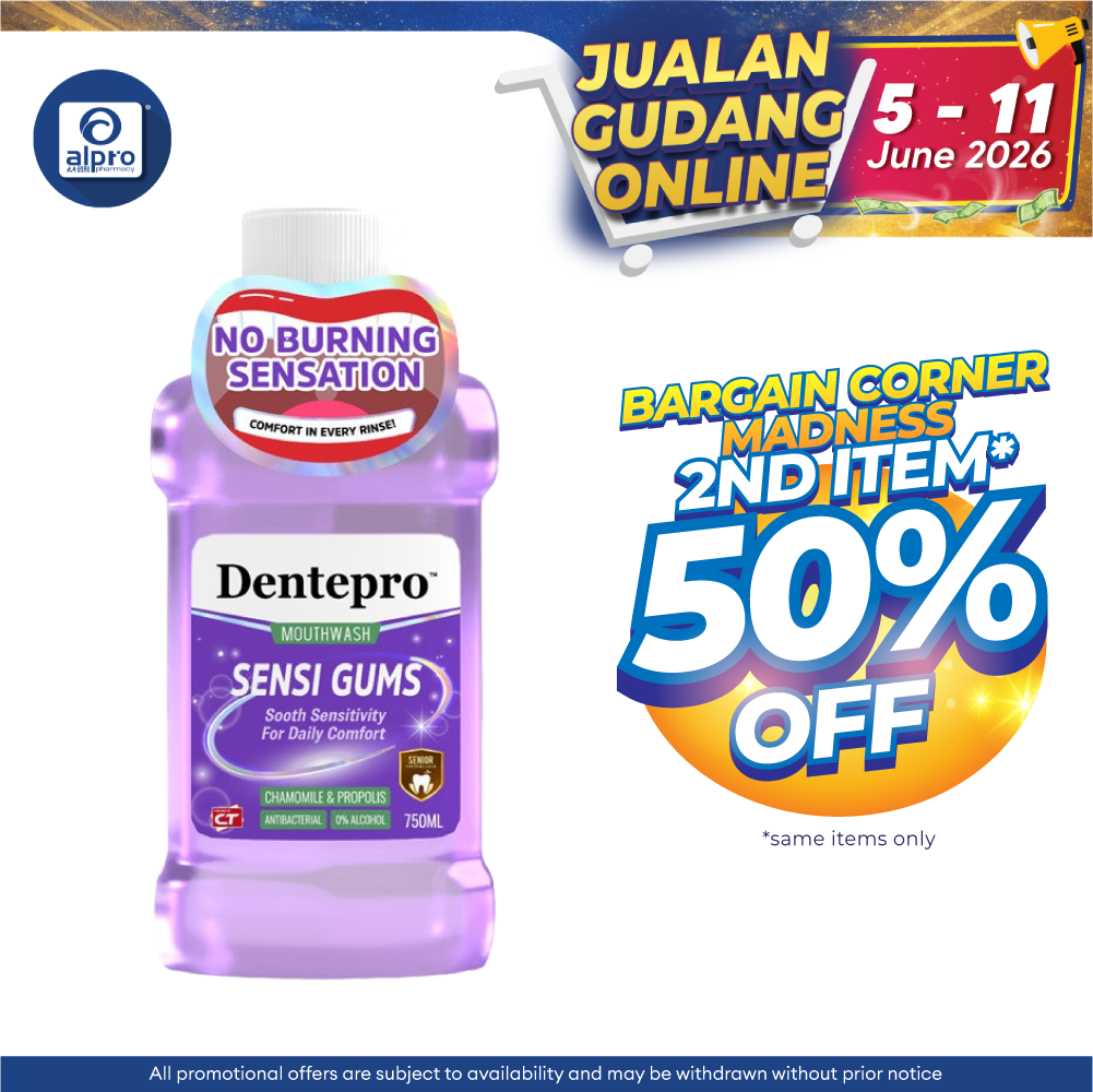 Dentepro Mouthwash Sensi Gums 750ml | Gentle Dentepro