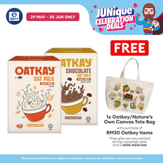 OATKAY Oat Milk (Original/ Chocolate) 10s | Lactose & Diary Free Beverage Oatkay
