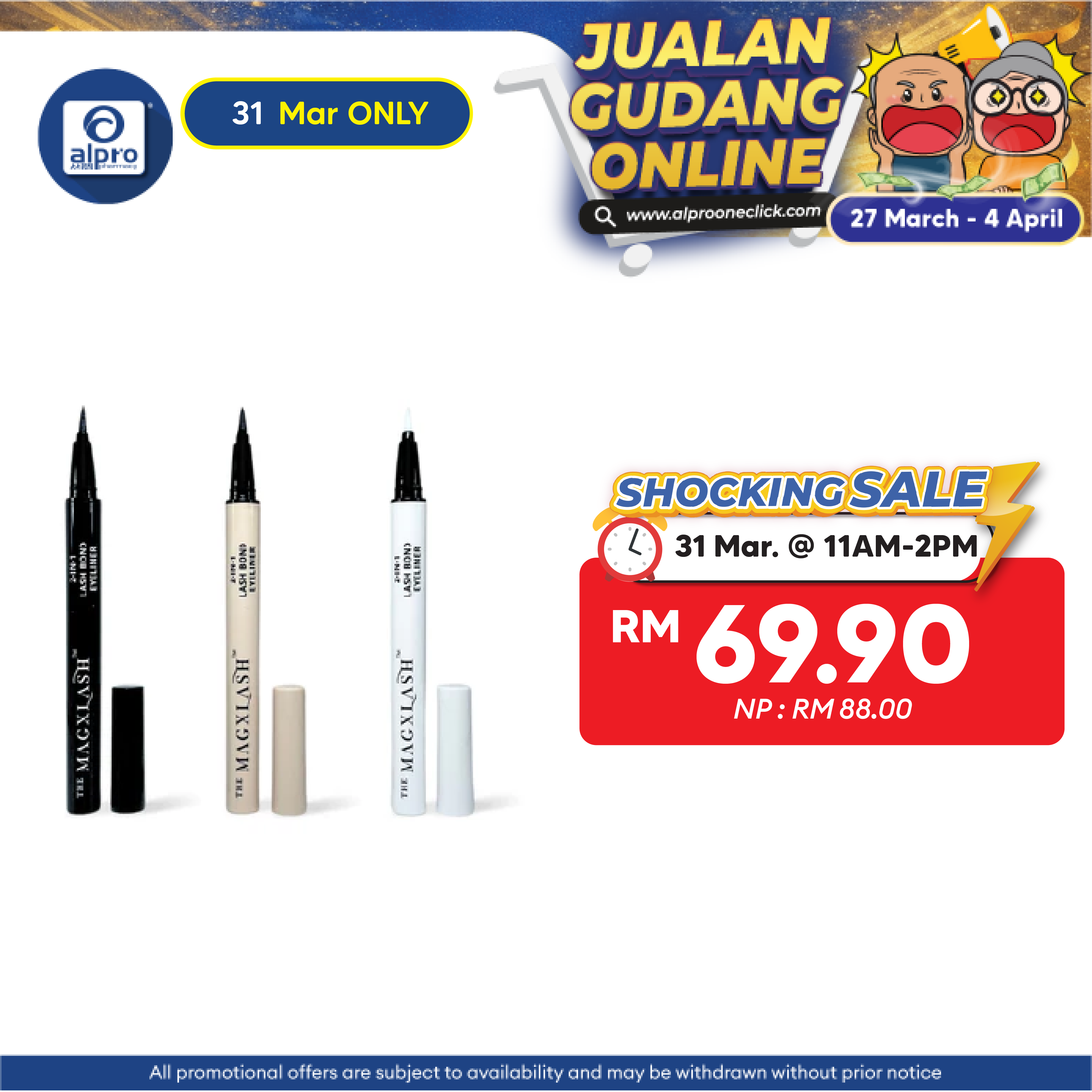 The Magxlash 2-in-1 Lash Bond Eyeliner (Black/ Dark Brown/ Clear) | Long Wearing & High Pigmentation THE MAGXLASH