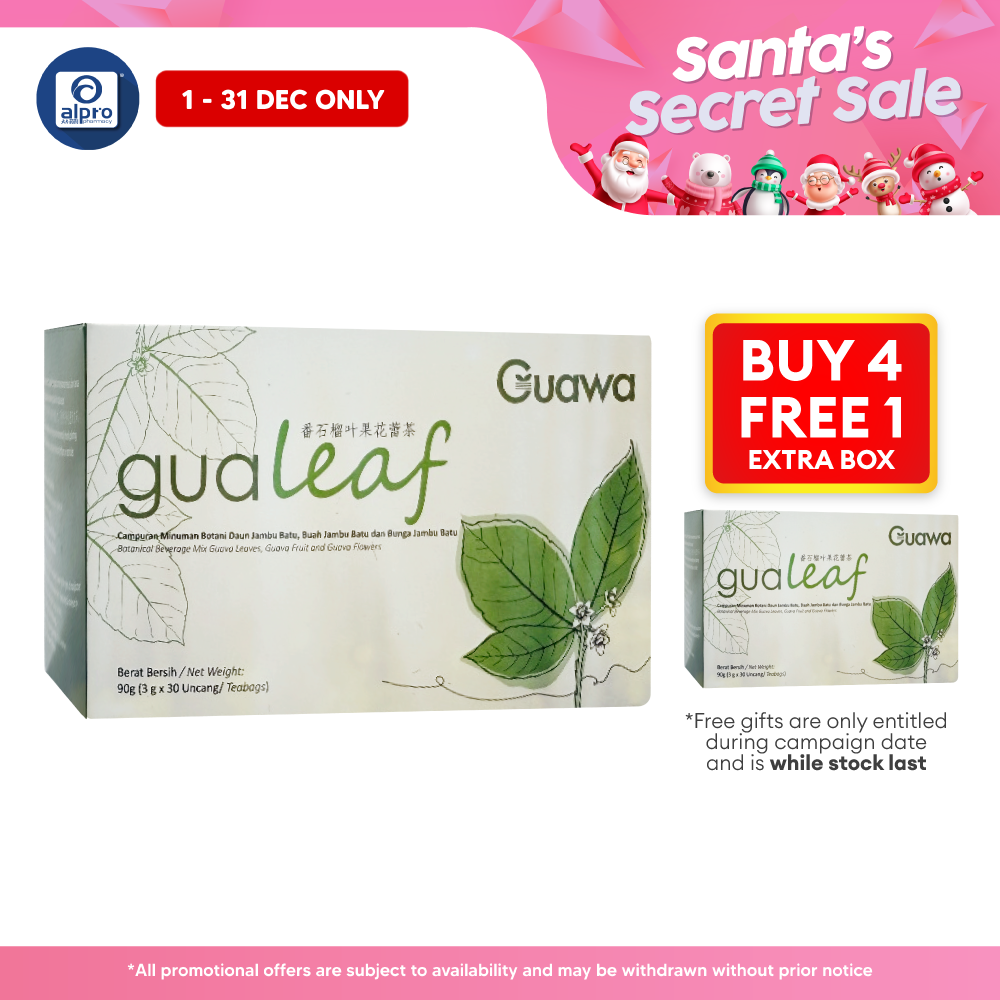 Guawa Gualeaf Guava Leaf Tea 3g ×30s | natural Antioxidants Support Overall Wellness GUAWA