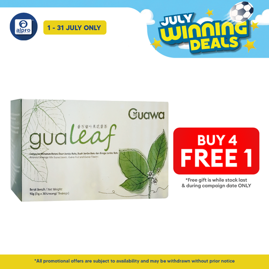 Guawa Gualeaf Guava Leaf Tea 3g ×30s | natural Antioxidants Support Overall Wellness GUAWA