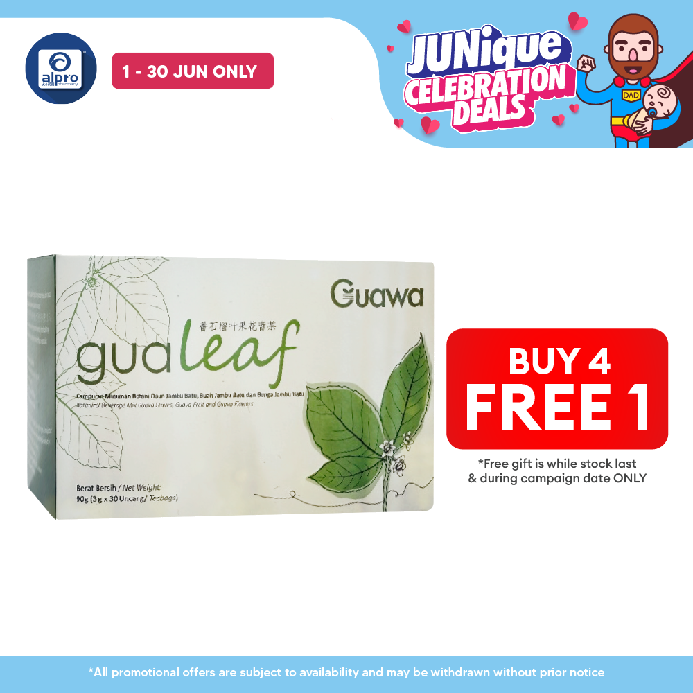 Guawa Gualeaf Guava Leaf Tea 3g ×30s | natural Antioxidants Support Overall Wellness GUAWA